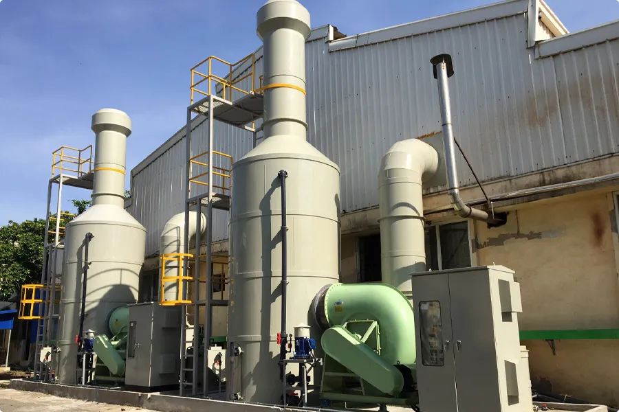 Hệ thống xử lý khí thải hơi axit an toàn